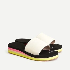 HP 🎉 J CREW Platform EVA Slide Sandal